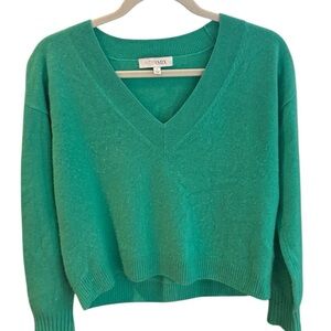 Intermix Green Cashmere Sweater